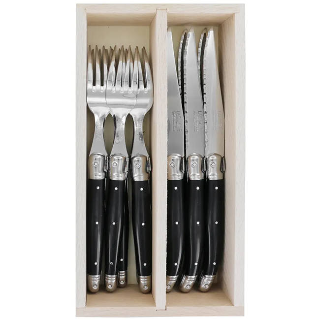 Steak Knife & Fork Set, 12pc