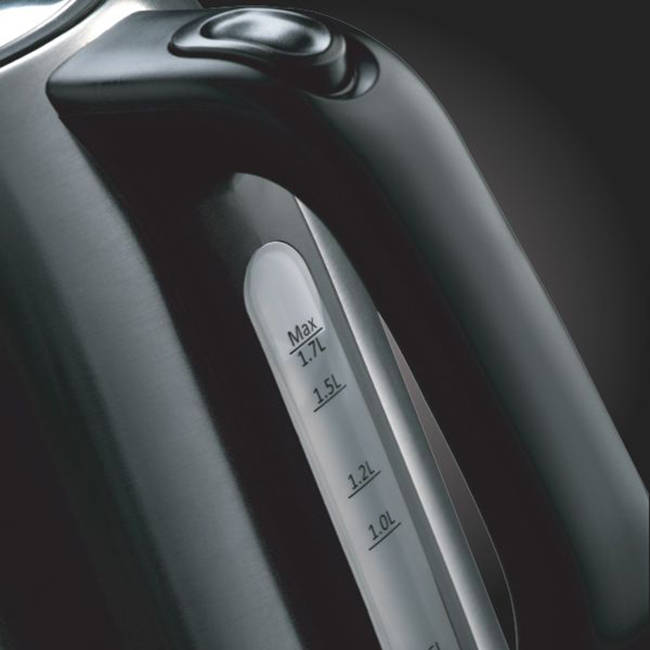 Dark Stainless Steel Kettle And Toaster Breakfast Pack