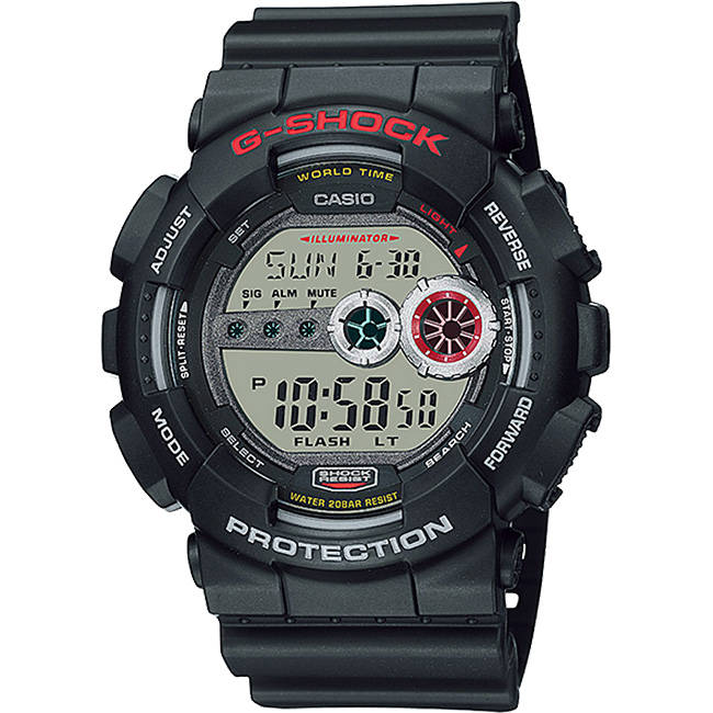 G-Shock 200m Digital Dial Wrist Watch, GD-100-1ADR