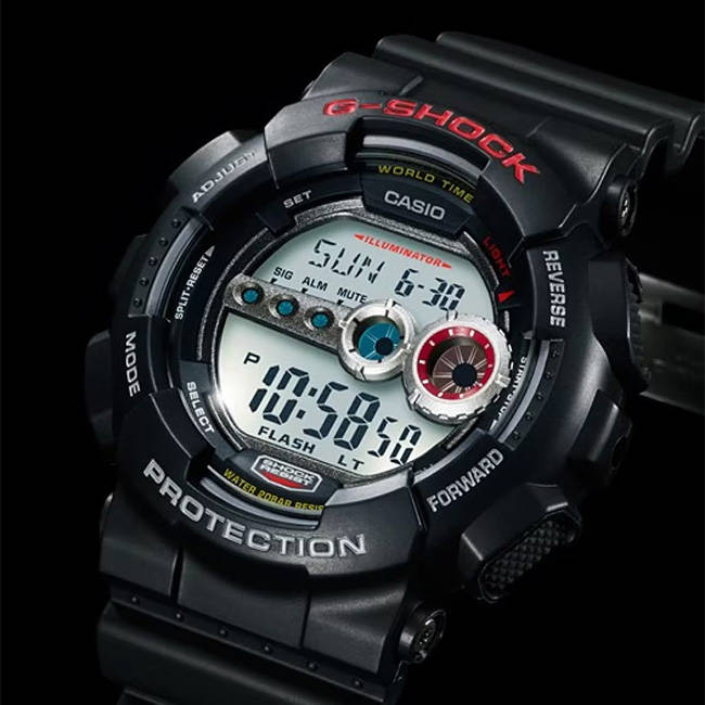 G-Shock 200m Digital Dial Wrist Watch, GD-100-1ADR