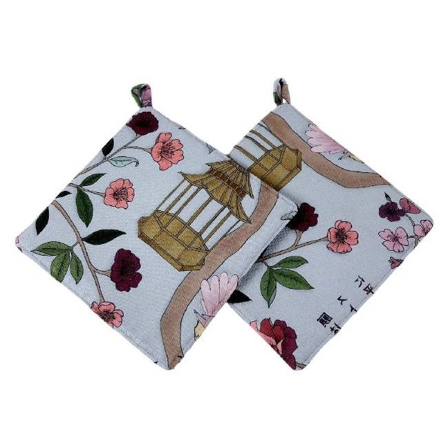 Robyn Valerie Organic Garden Pot Holders, Set Of 2