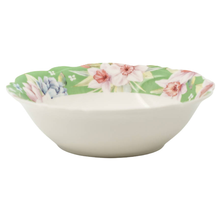 Jenna's Garden Cereal Bowls, Set Of 4