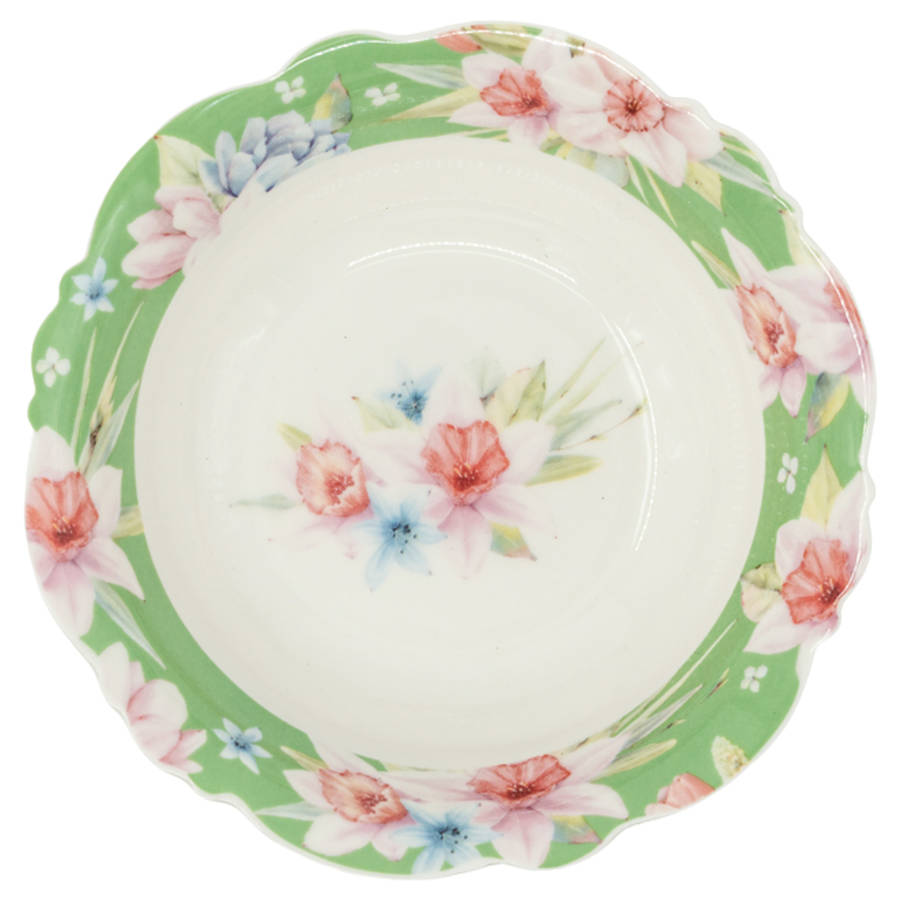 Jenna's Garden Cereal Bowls, Set Of 4