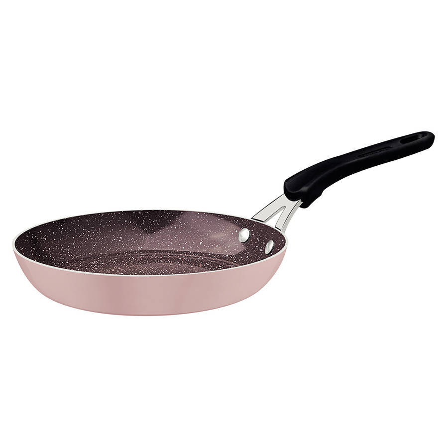 Tunis Truffle Pink Ceramic Frying Pan