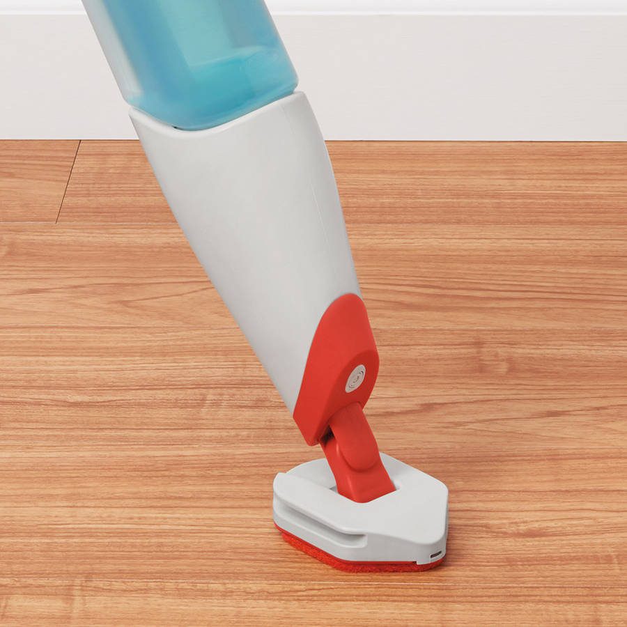 Good Grips Microfibre Spray Mop With Slide-Out Scrubber