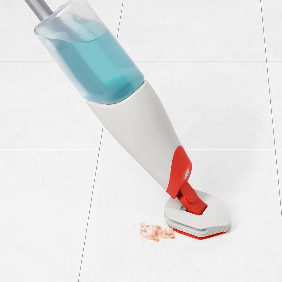 Good Grips Microfibre Spray Mop With Slide-Out Scrubber