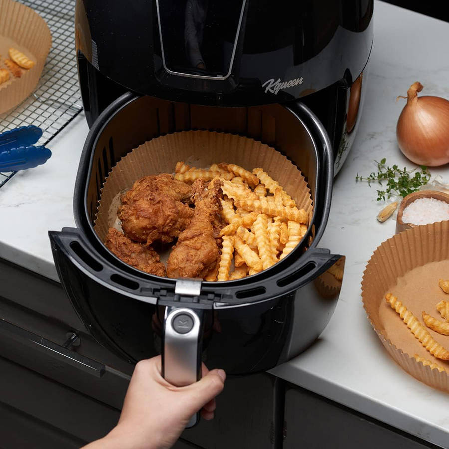 Disposable Round Airfryer Liners, 50pc