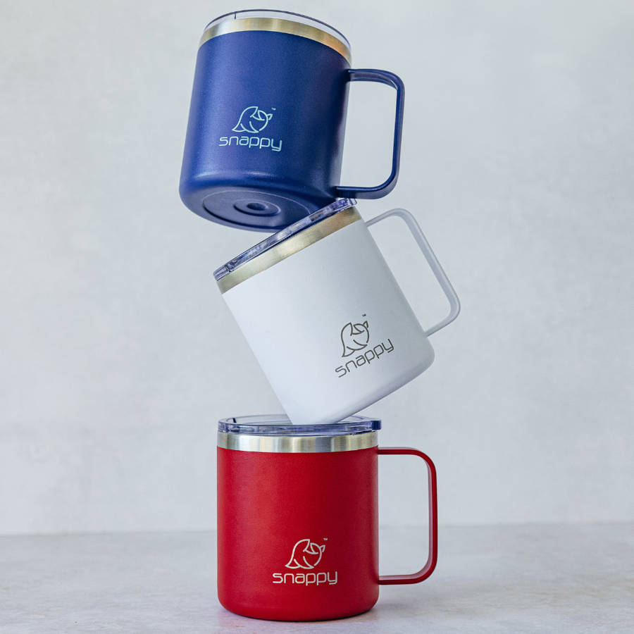 Double-Walled Insulated Travel Mug, 350ml