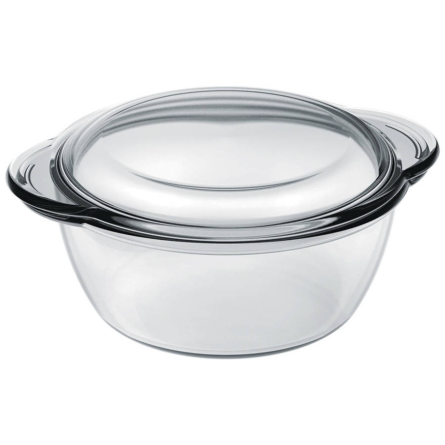Cordova Round Glass Casserole With Lid, 1.4L