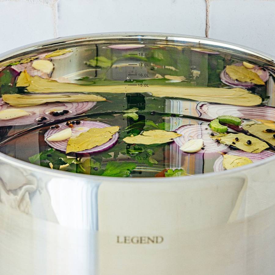 Professional Chef Stainless Steel Stock Pot, 32cm