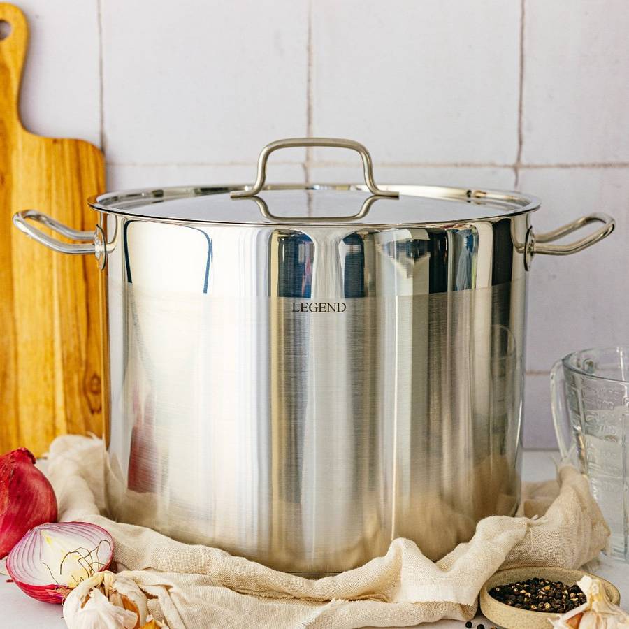 Professional Chef Stainless Steel Stock Pot, 32cm