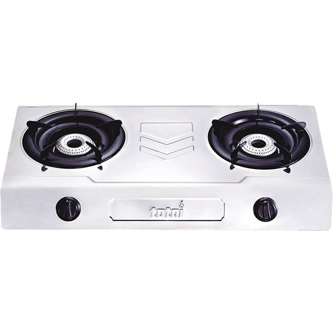 Double Burner Auto Ignition Gas Stove