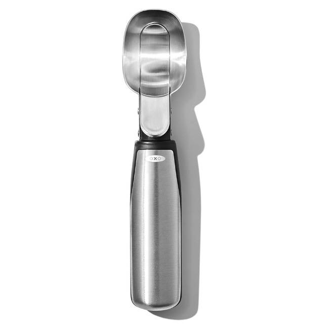 Stainless Steel Lever Ice Cream Scoop
