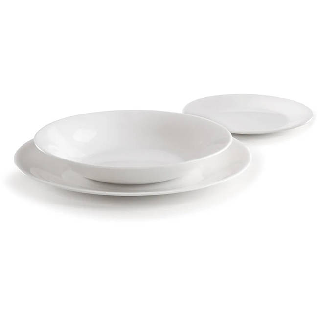 White Moon Dinner Set, 18pc