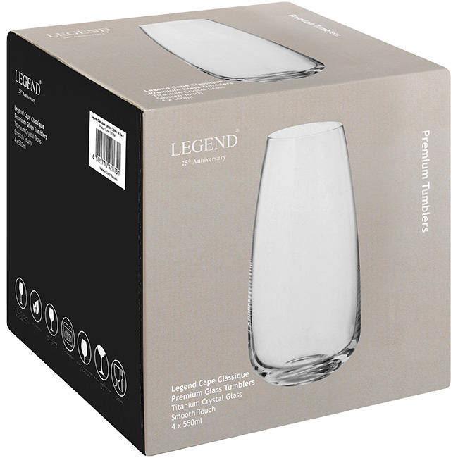 Classique 550ml Hiball Glasses, Set Of 4