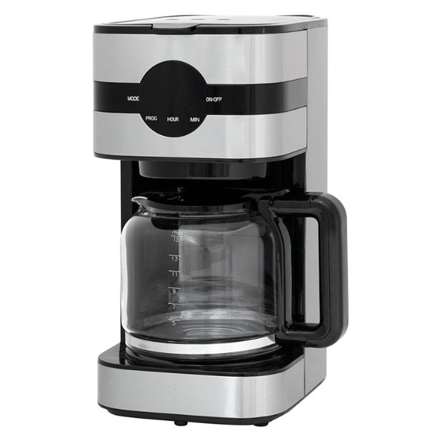 Stainless Steel Digital Filter Coffee Maker, 1.5L