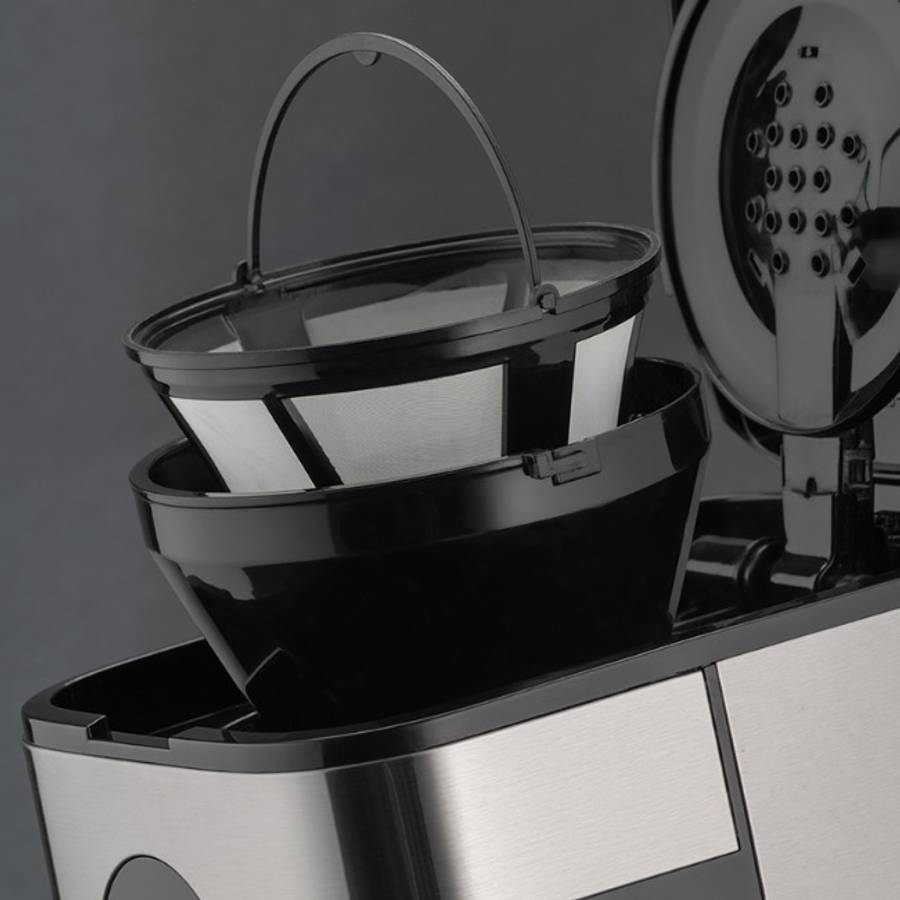 Stainless Steel Digital Filter Coffee Maker, 1.5L