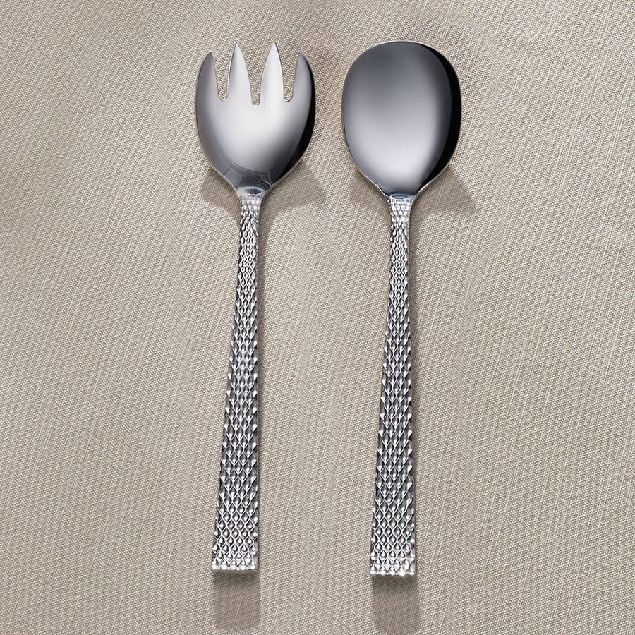 Diamonds Salad Server Set