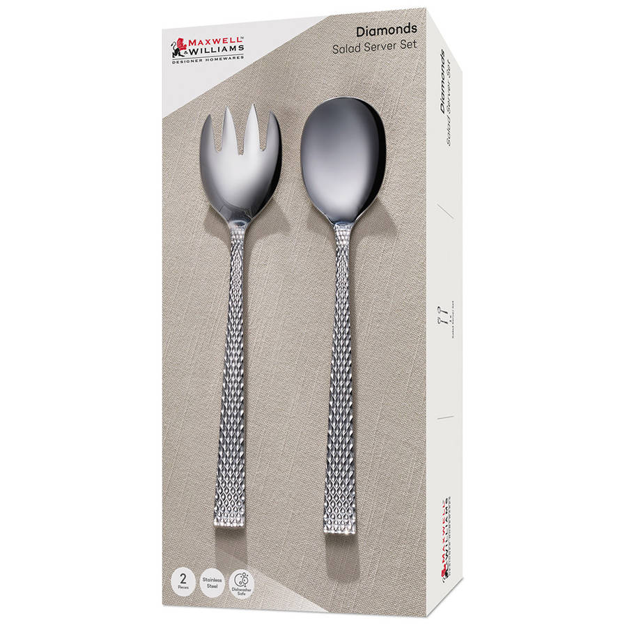 Diamonds Salad Server Set