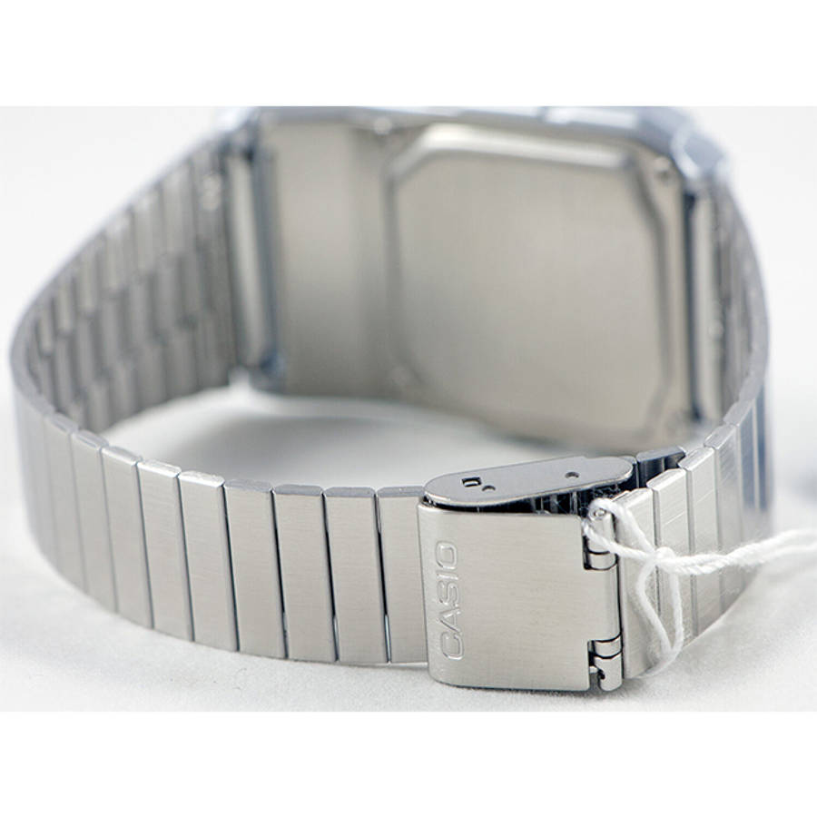 Retro Men's Databank Calculator Digital Wrist Watch, DBC-611-1DF