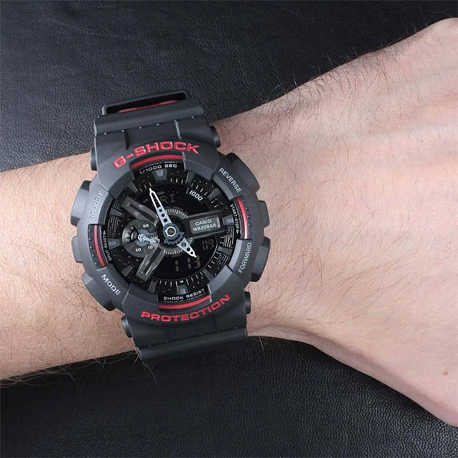 G-Shock Men's 200m AnaDigi AntiMag Wrist Watch, GA-110HR-1ADR
