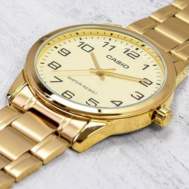 Standard Men's Analogue Wrist Watch, MTP-V001G-9BUDF