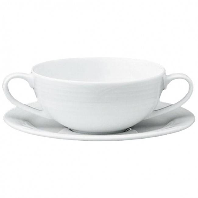 Arctic White Soup Cup & Saucer