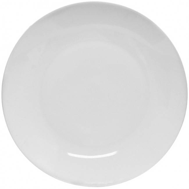 Just White Coupe Dinner Plate, 27cm