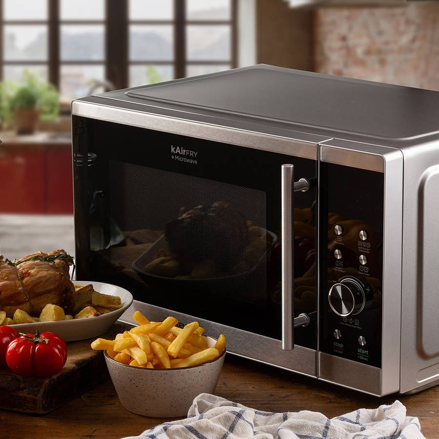 Combi Stainless Steel Microwave with Air Fry Function, 30L