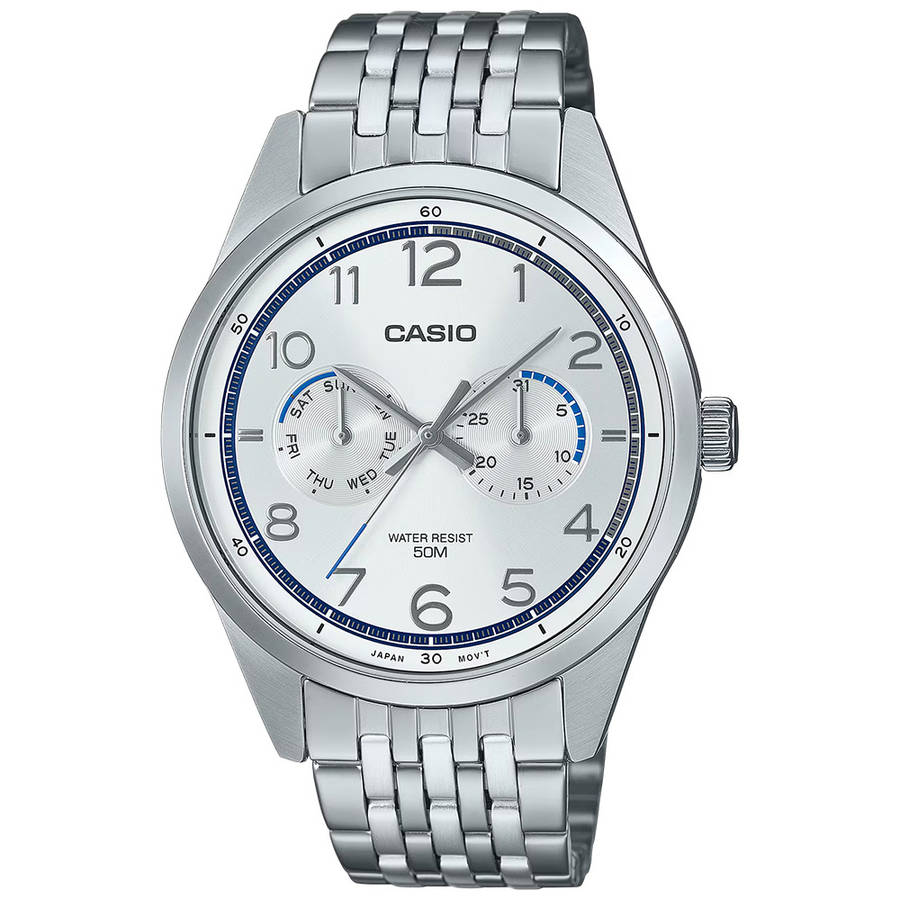 Standard Men's Analogue Chronograph Wrist Watch, MTP-E340D-7AVDF