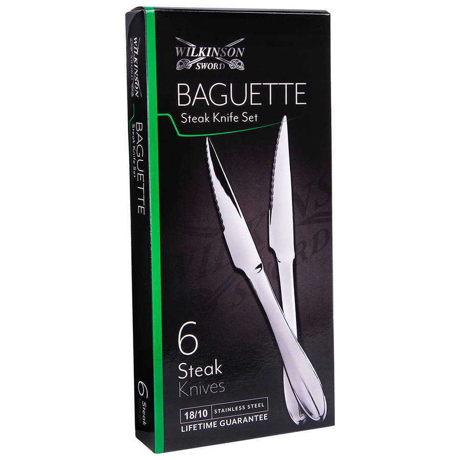 Baguette Steak Knife, Set of 6