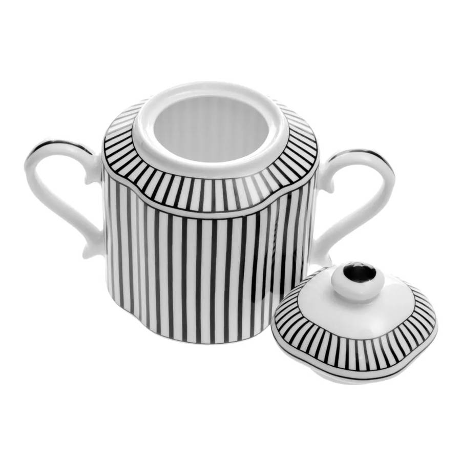 Ivory Noir Sugar Pot, 350ml
