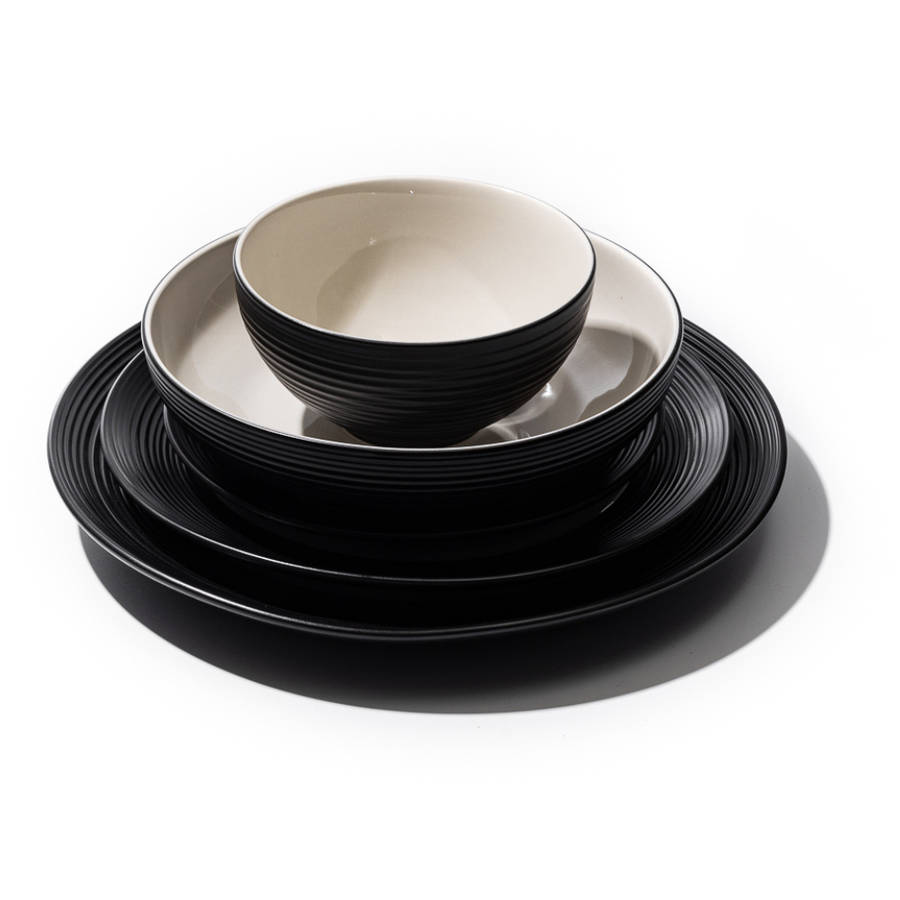BlancNoir Cereal Bowl, 15cm