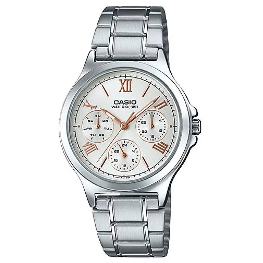 Standard Women's Analogue Wrist Watch, LTP-V300D-7A2UDF