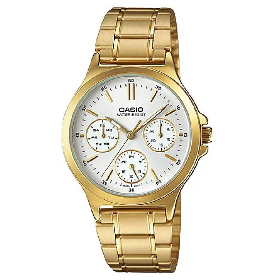 Standard Women's Analogue Wrist Watch, LTP-V300G-7AUDF