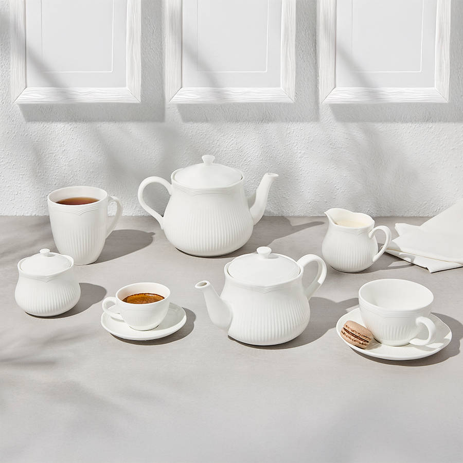 Rococo Demi Cup and Saucer, 90ml