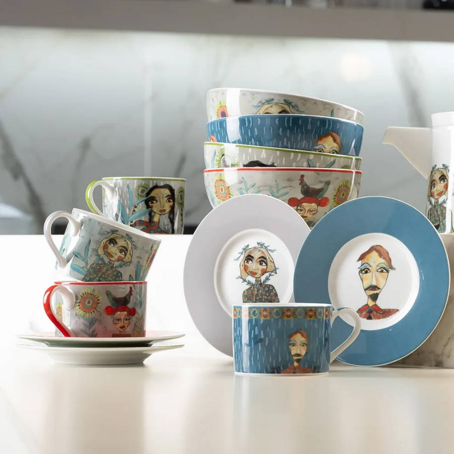 Cuzins Cereal Bowls, Set of 4