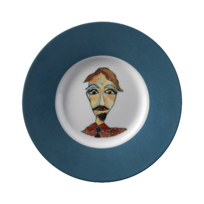 Cuzins Cup & Saucer, Set of 4