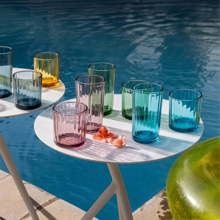 Princess Lead-Free Crystal Hiball Glasses, Set of 4