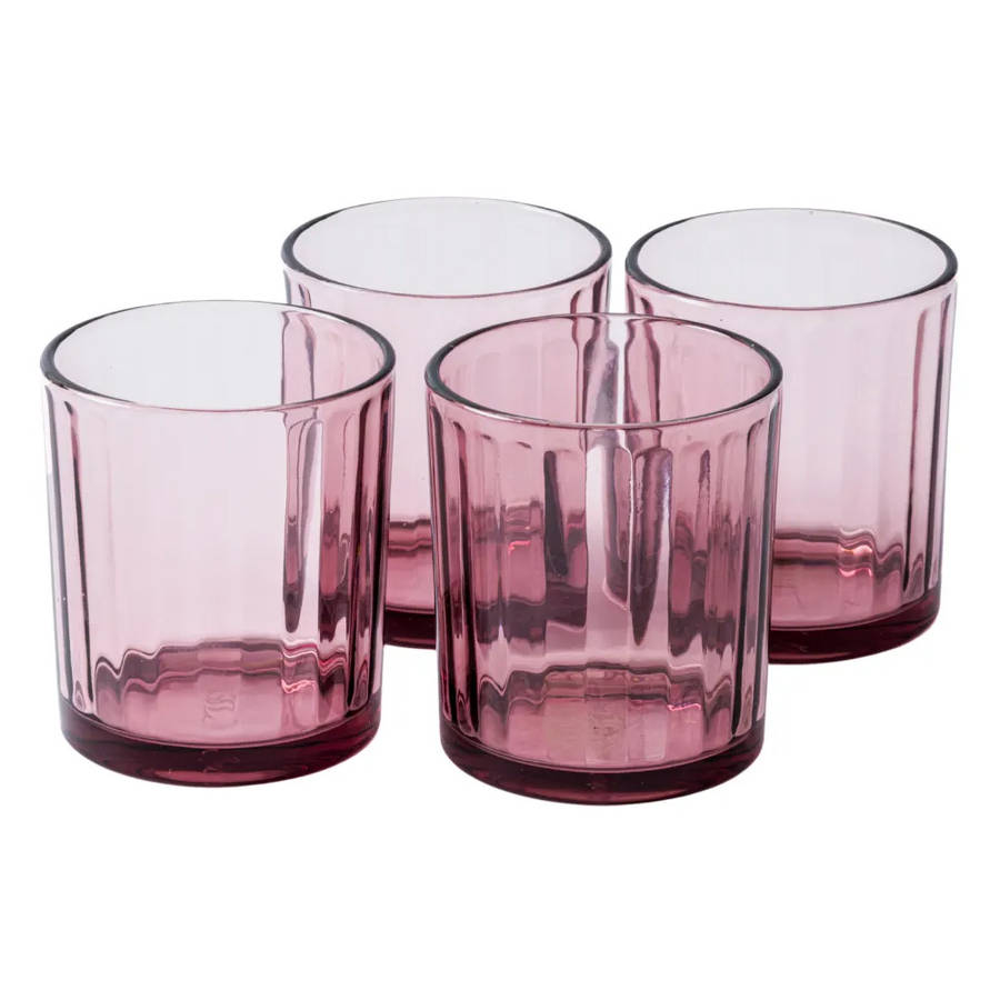 Princess Lead-Free Crystal Tumblers, Set of 4