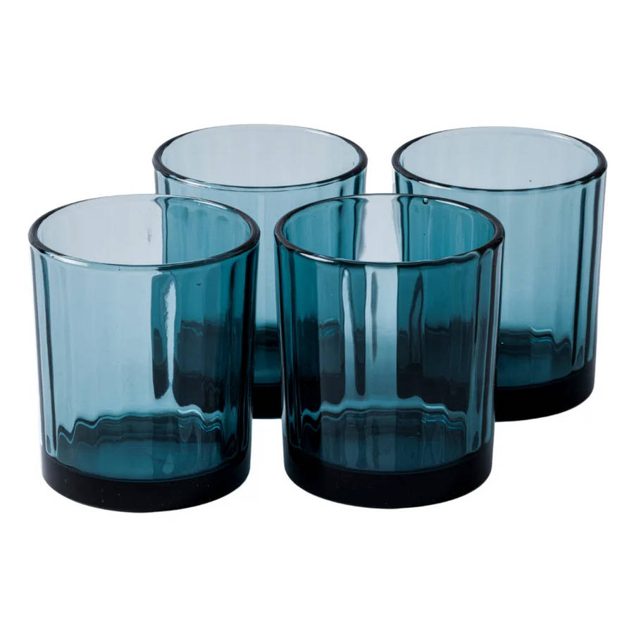 Princess Lead-Free Crystal Tumblers, Set of 4