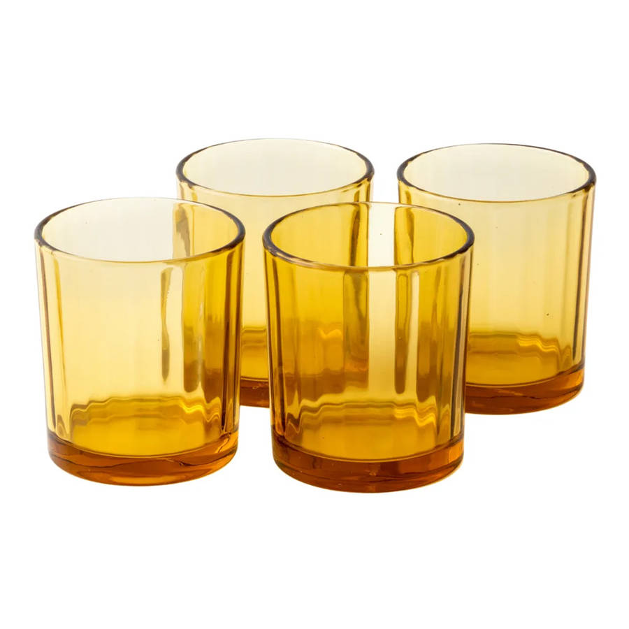 Princess Lead-Free Crystal Tumblers, Set of 4