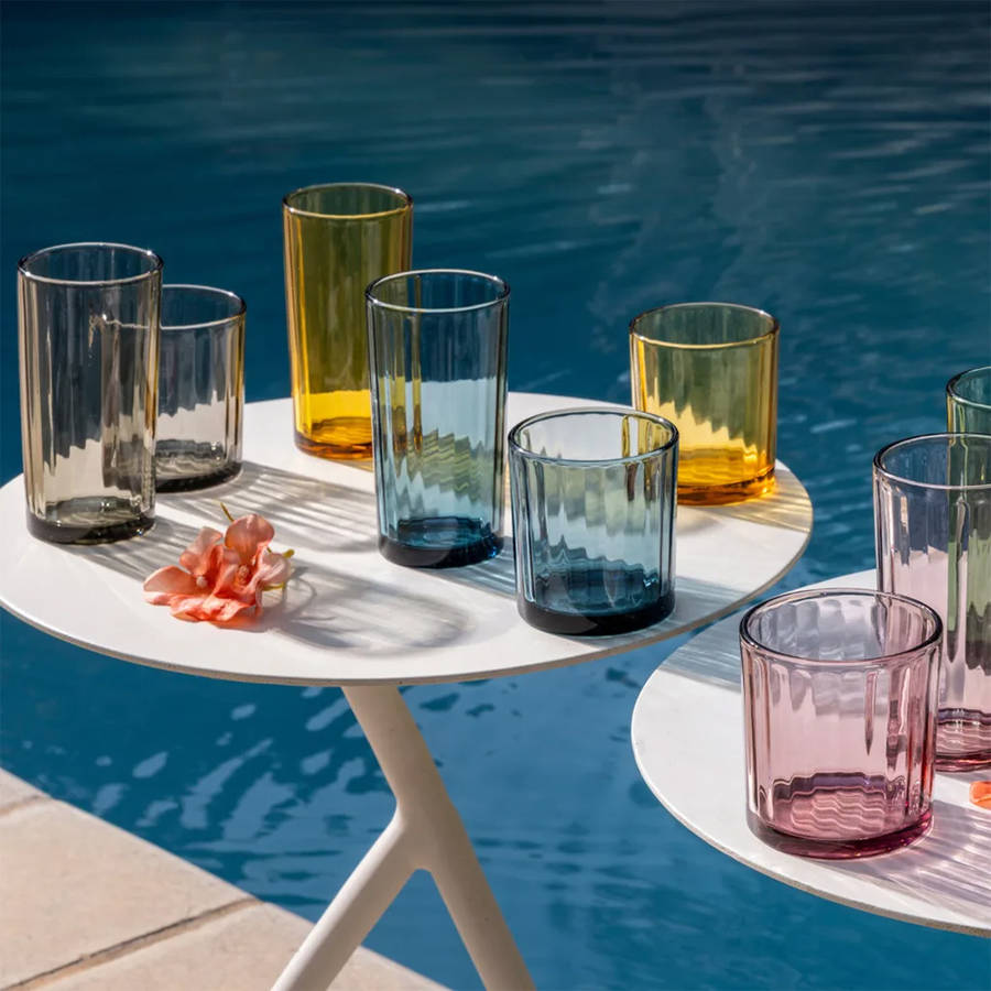 Princess Lead-Free Crystal Tumblers, Set of 4