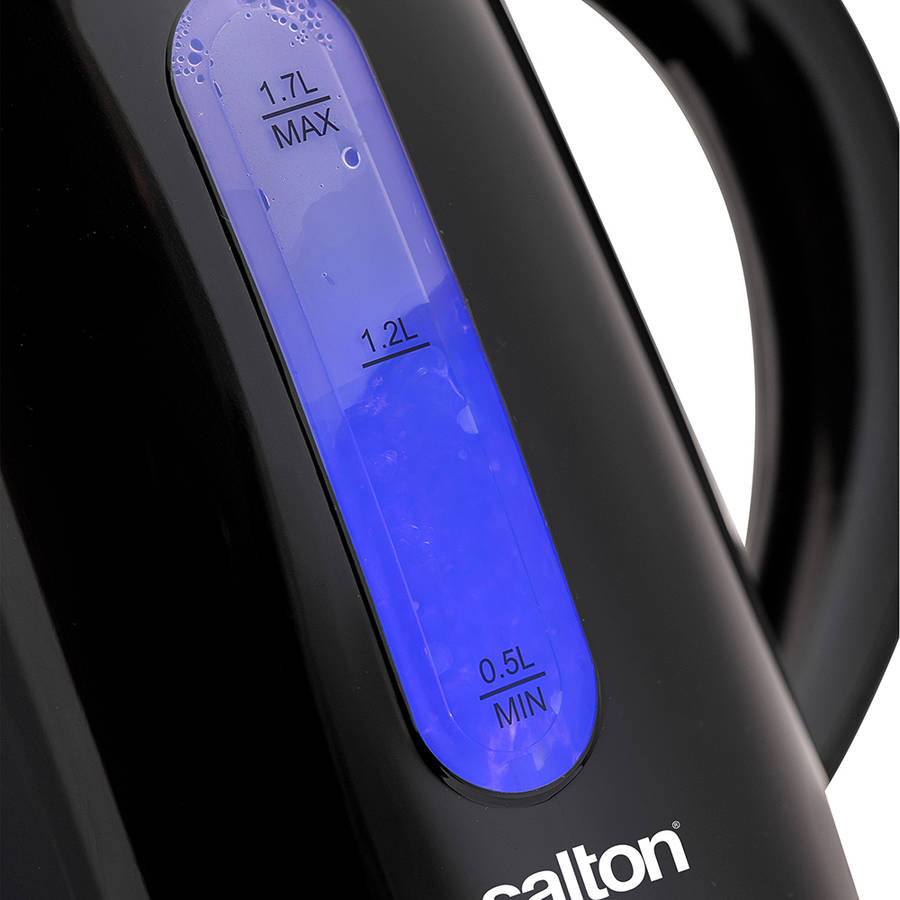 Black Plastic Kettle, 1.7L