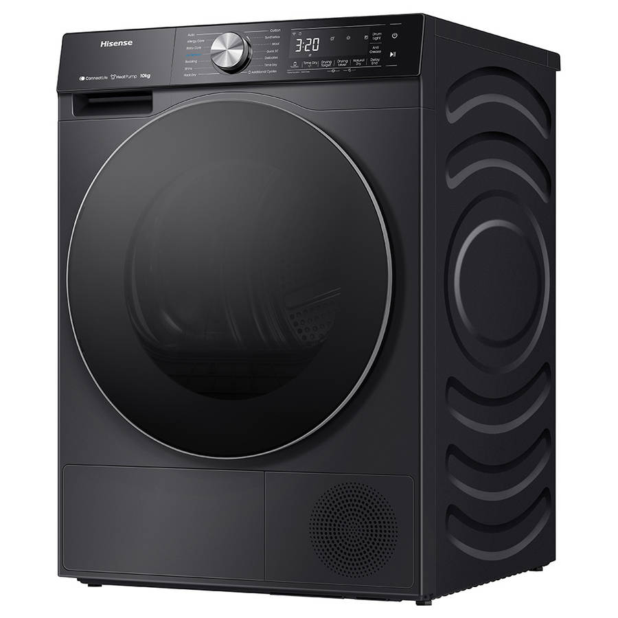 10kg Black Smart Tumble Dryer, DH5S102BB