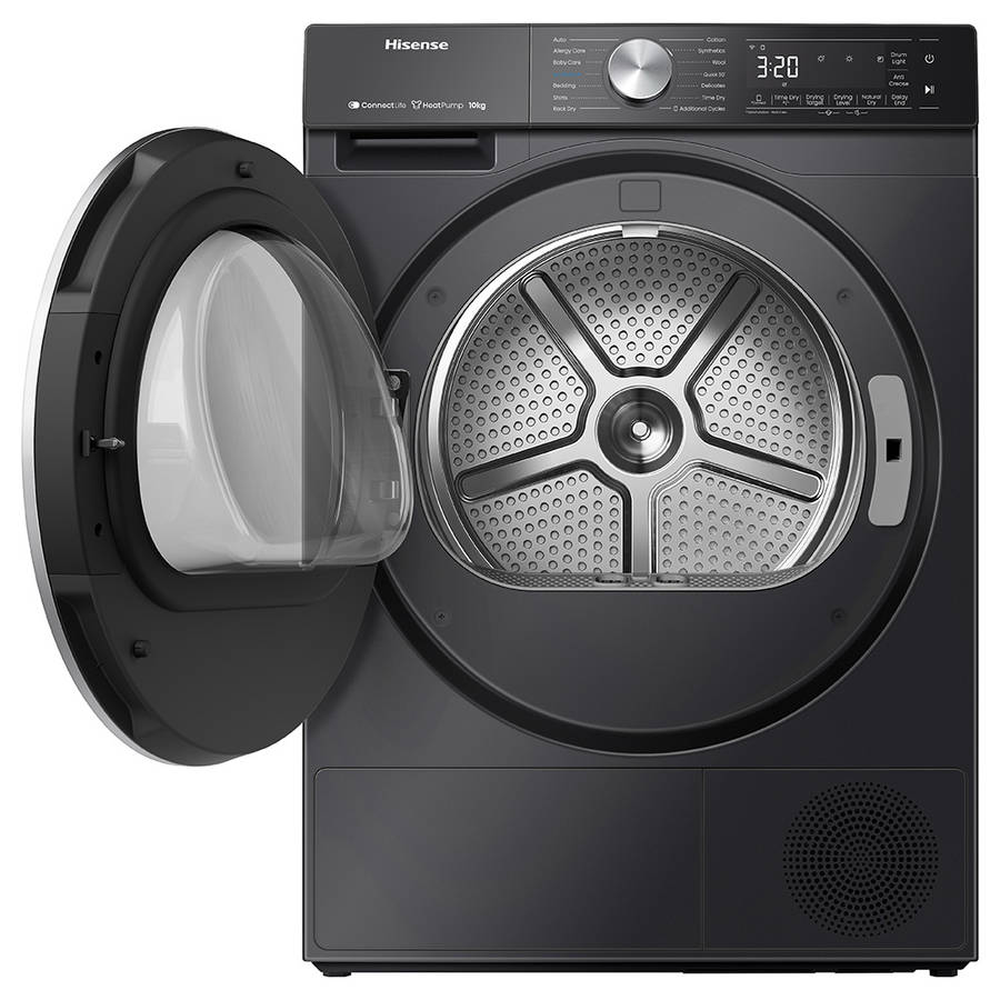 10kg Black Smart Tumble Dryer, DH5S102BB