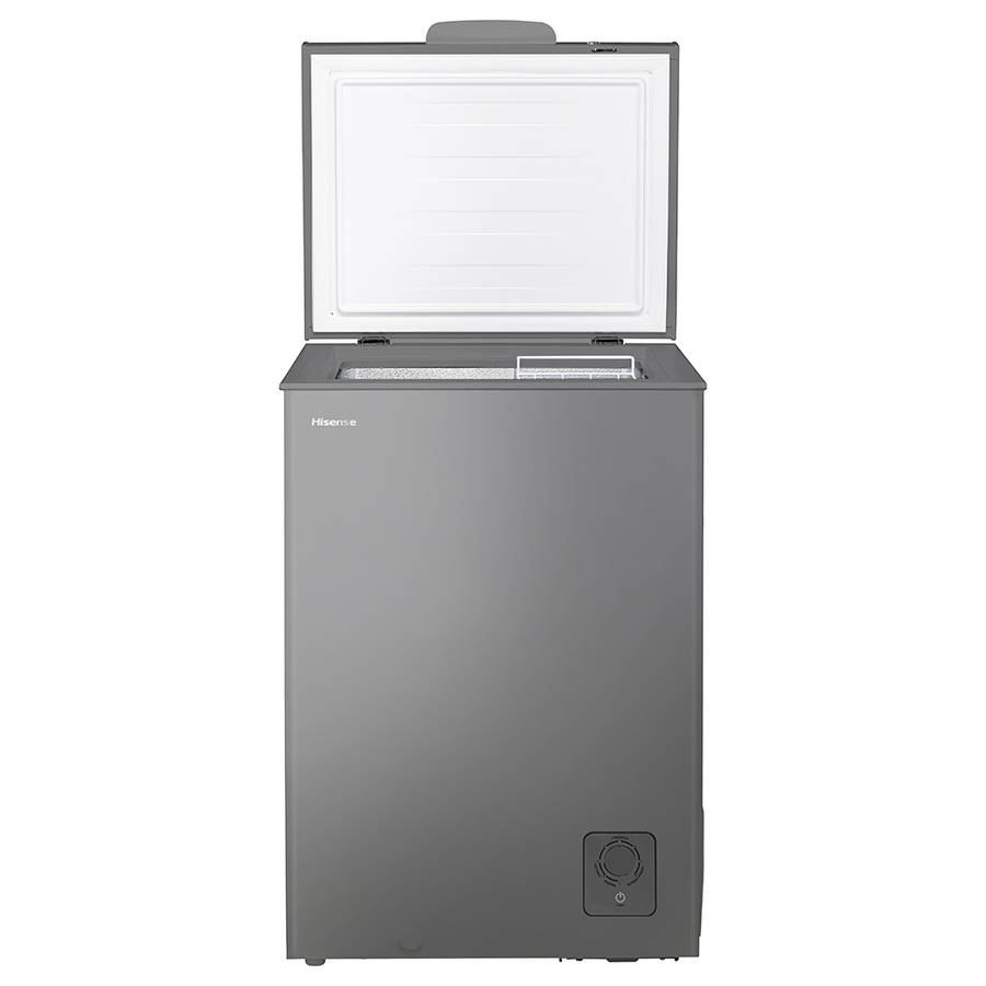 95L Silver Chest Freezer, H125CFS