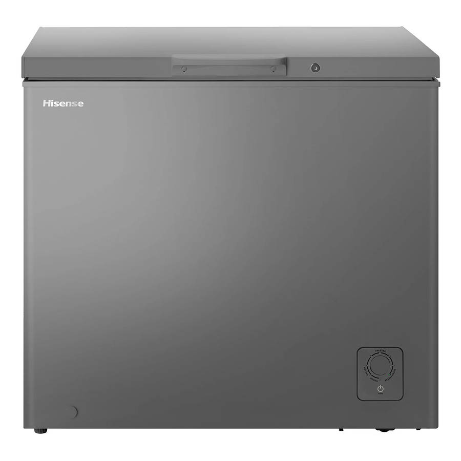 198L Titanium Silver Chest Freezer, H245CFS