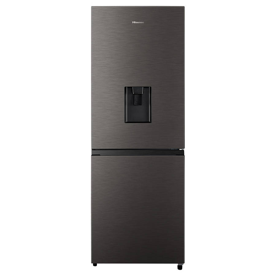 222L Titanium Inox Combi Refrigerator with Water Dispenser, H310BIT-WD