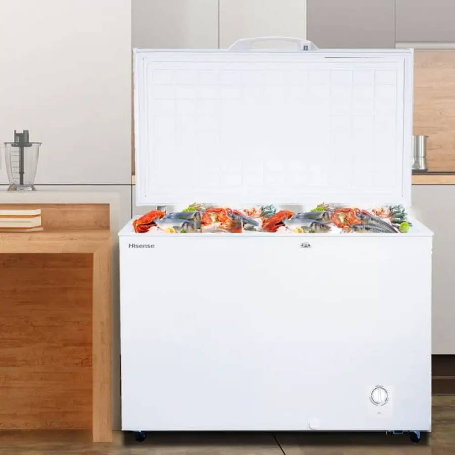 297L White Chest Freezer, H395CF